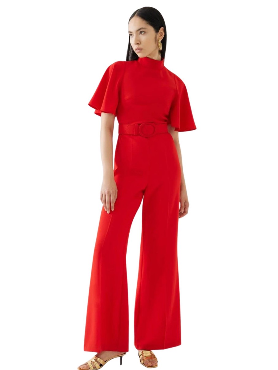 Erre Esse Exquise Callie Red Jumpsuit Best