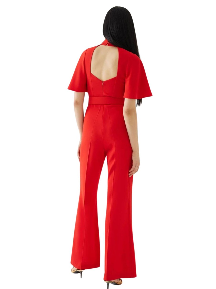 Erre Esse Exquise Callie Red Jumpsuit Best