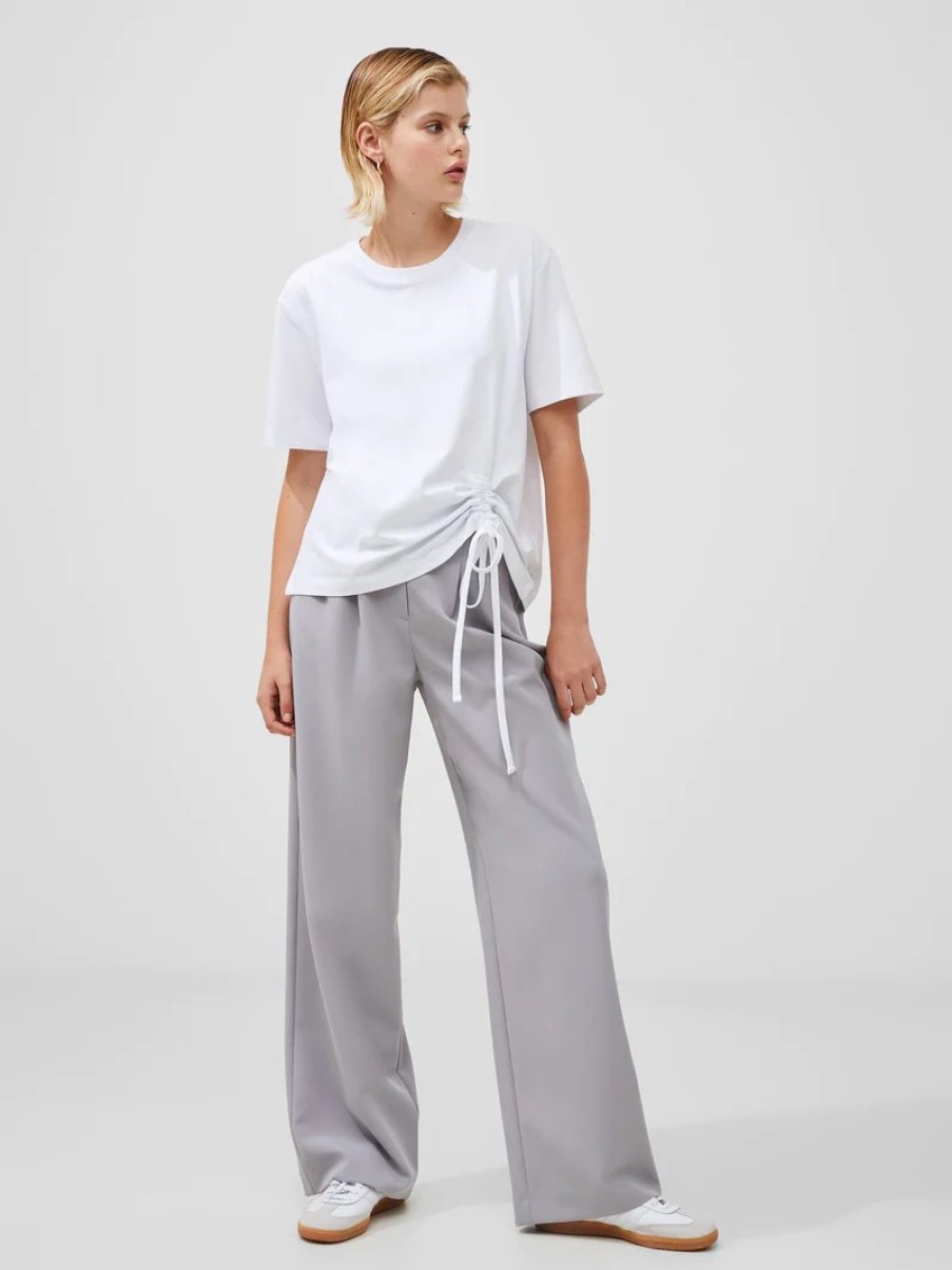 Erre Esse French Connection Rallie Cotton Rouched T-Shirt Online