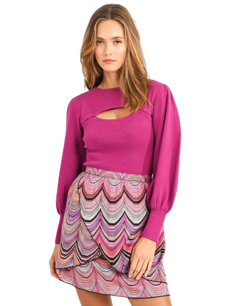 Erre Esse Molly Bracken Purple Bougainvillier Knit Clearance