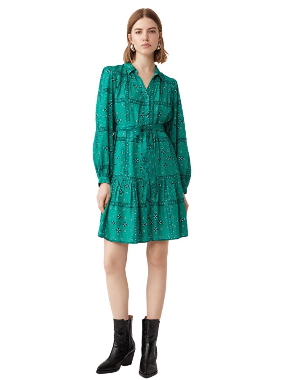 Erre Esse Suncoo Carin Bandana Pattern Shirt Dress Best