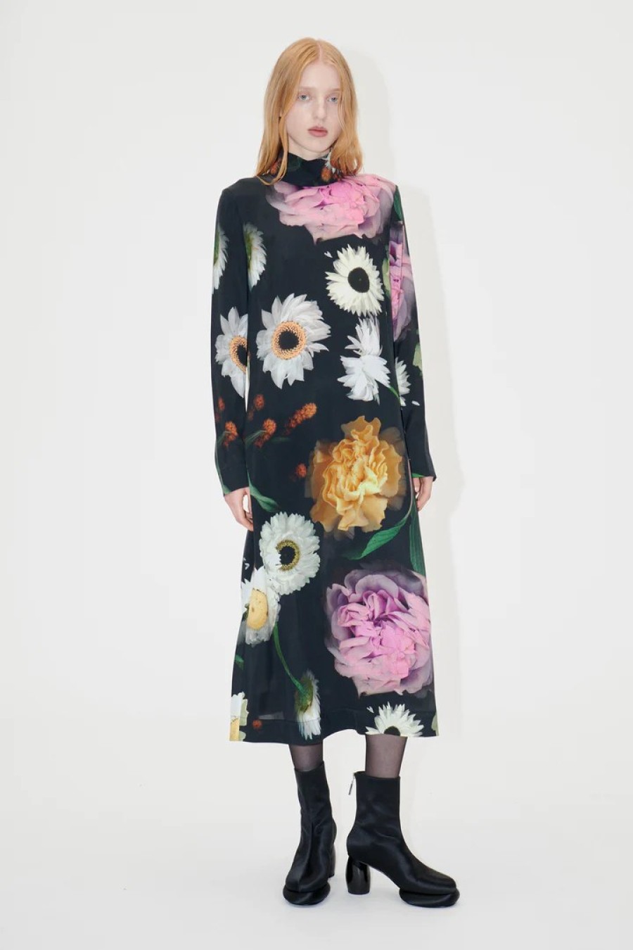 Erre Esse Stine Goya Millie Dress Scanned Foliage Online