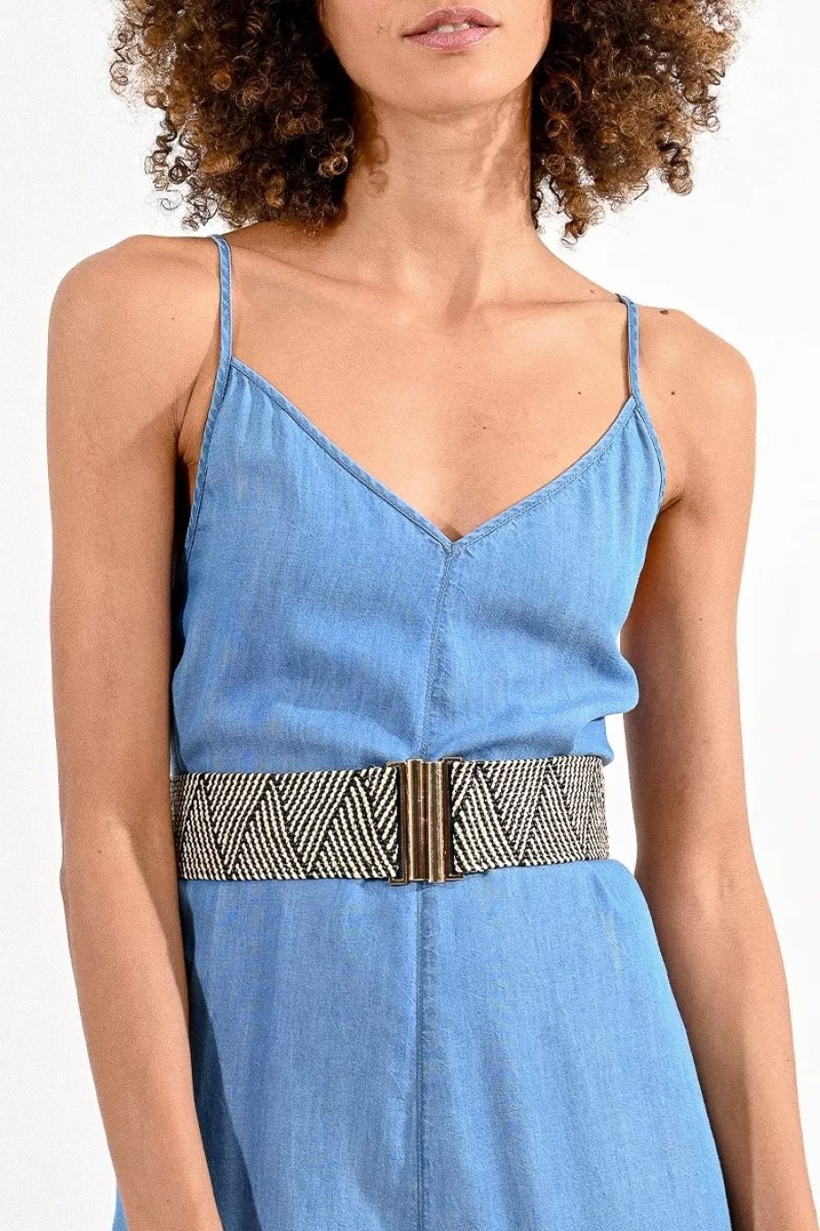 Erre Esse Molly Bracken Wide Braid Belt New