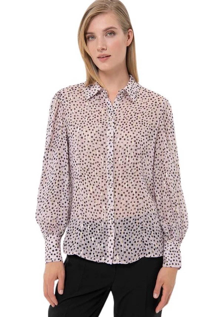 Erre Esse Fracomina Pink Heart Print Shirt Online