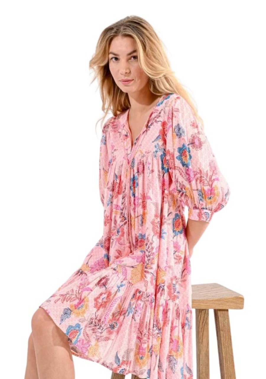 Erre Esse Molly Bracken Loose Fitting Floral Dress Online