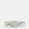 Erre Esse Essentiel Antwerp Fumigate Waist Belt Silver Lining Clearance