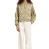 Erre Esse Beaumont Gwenn Bomber Jacket Golden Wholesale