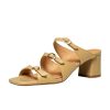 Erre Esse Shoe The Bear Hanna Buckle Mule Suede In Beige Best