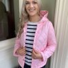 Erre Esse Emme Ghiera Pink Quilted Padded Jacket Online