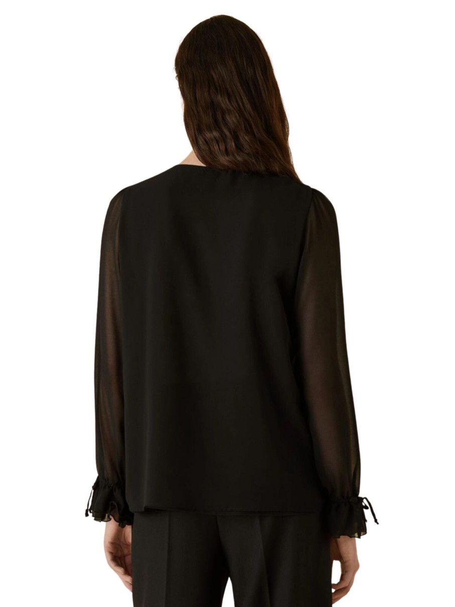 Erre Esse Emme Taglia Ruched Blouse Clearance