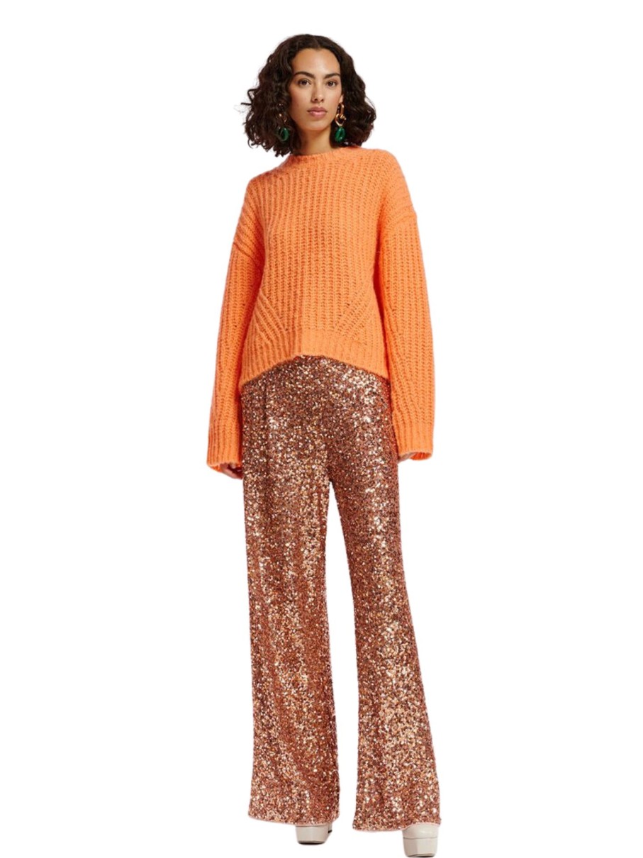 Erre Esse Essentiel Antwerp Entry Sequin Pants Tiger Blossom Best