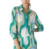 Erre Esse Marella Sirena Patterend Shirt Clearance