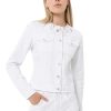 Erre Esse Fracomina White Denim Jacket New