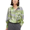 Erre Esse Beatrice B Oversized Silk Shirt In Garden Print Wholesale