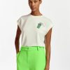 Erre Esse Essentiel Antwerp Faustina Embroidered T-Shirt Online