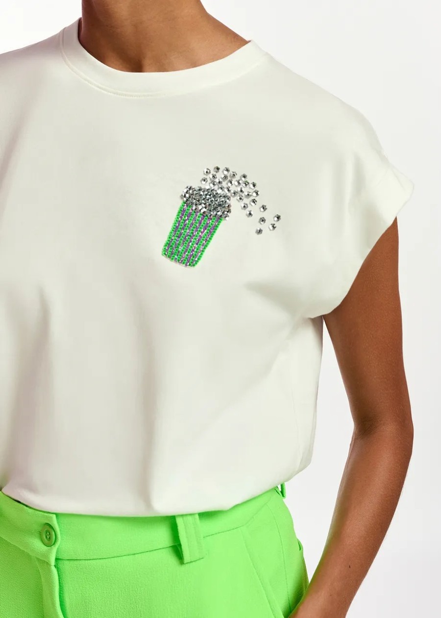 Erre Esse Essentiel Antwerp Faustina Embroidered T-Shirt Online