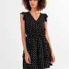 Erre Esse Molly Bracken Black Polka Dot Dress Hot