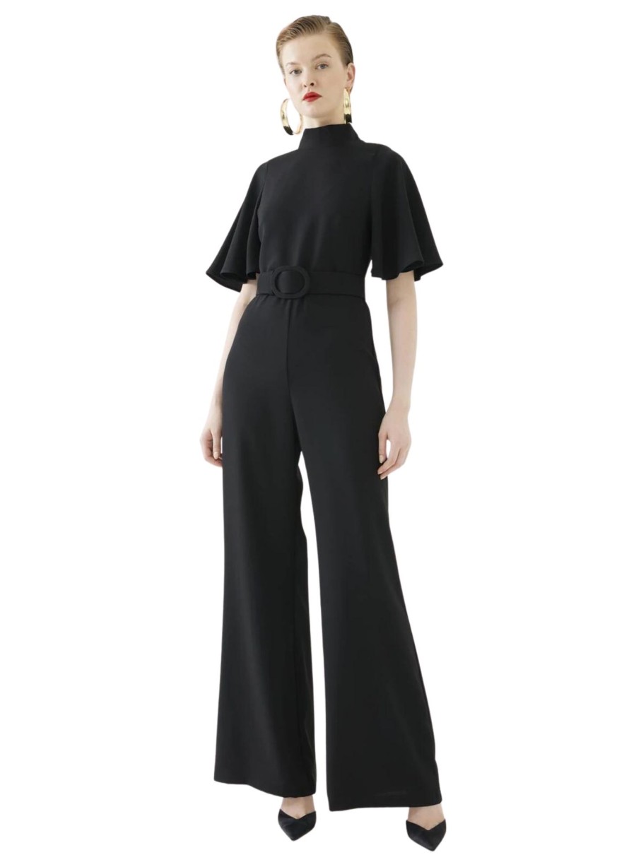 Erre Esse Exquise Siyah Black Jumpsuit Hot