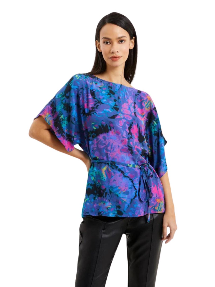 Erre Esse French Connection Gabriella Delph Top Blue Depths Hot