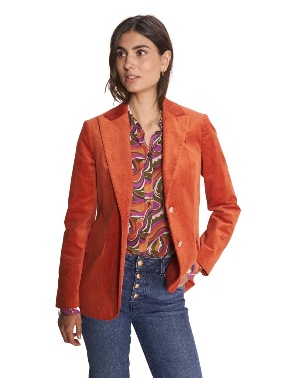 Erre Esse Mos Mosh Lari Brima Burnt Ochre Blazer Wholesale