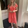 Erre Esse French Connection Islanna Azalea Dress Coral Best