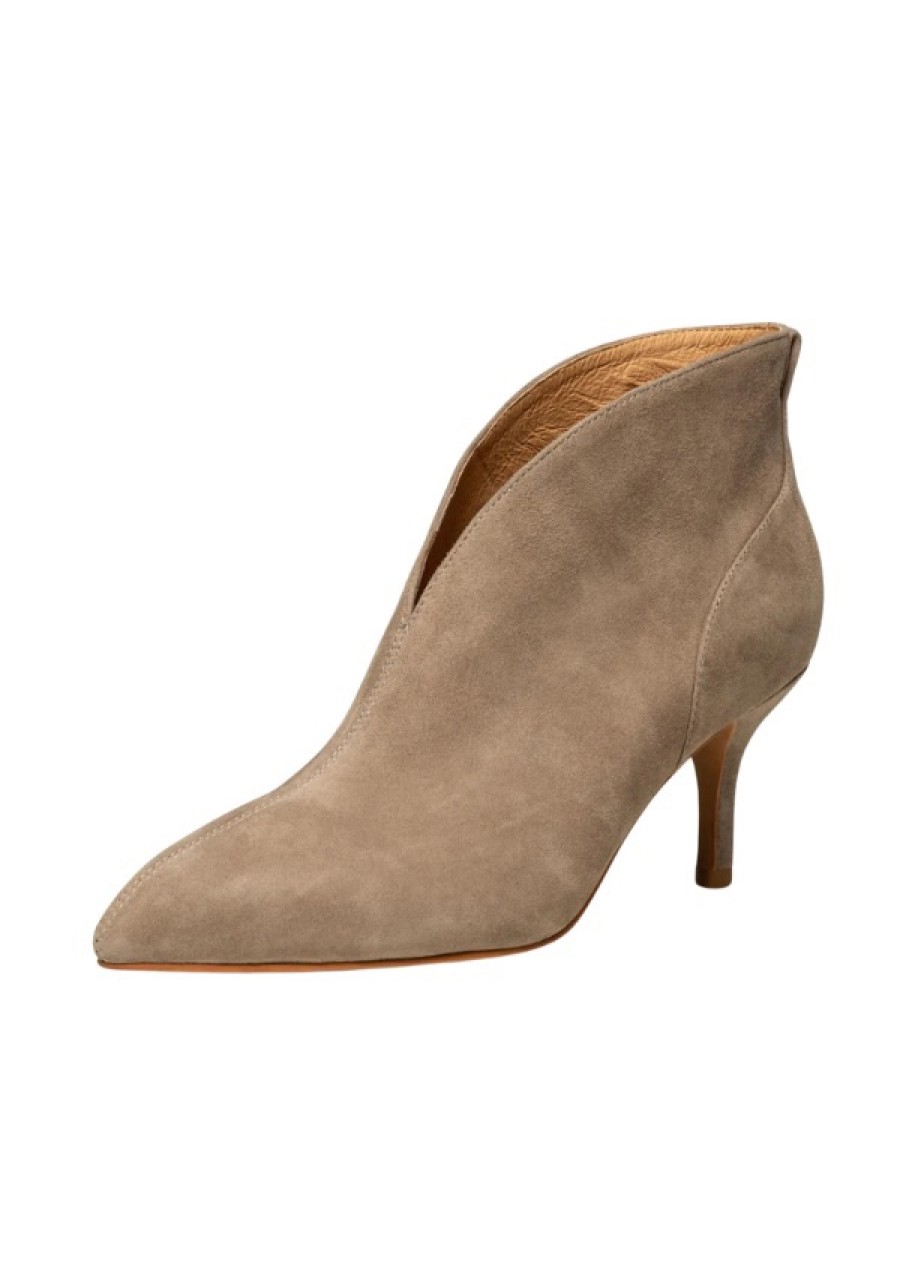 Erre Esse Shoe The Bear Valentine Taupe Suede Ankle Boot Hot