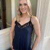 Erre Esse Beatrice B Navy Camisole With Lace Detail Wholesale