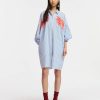 Erre Esse Essentiel Antwerp Frilled Puff Sleeve Dress Off White Online