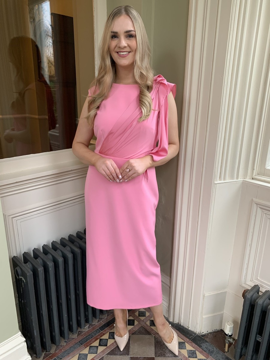 Erre Esse Caroline Kilkenny Stephany Pink Dress Hot