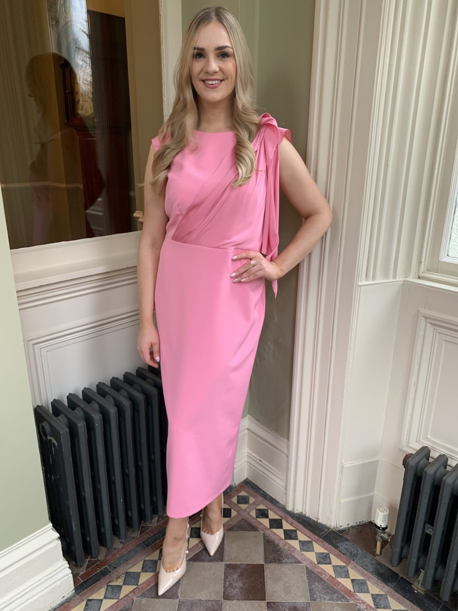 Erre Esse Caroline Kilkenny Stephany Pink Dress Hot