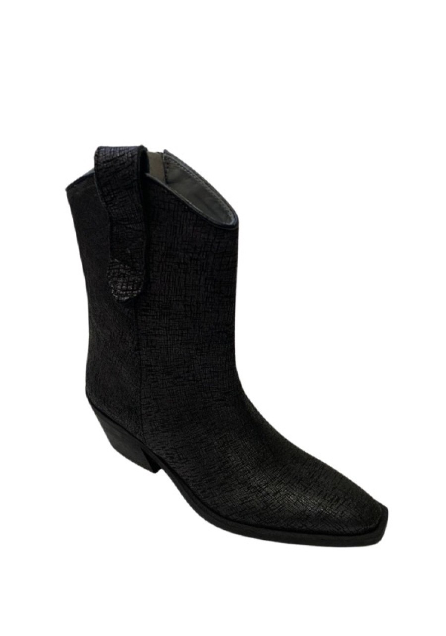 Erre Esse Patrizia Bonfanti Thunder Rock Bopel Black Boot Clearance