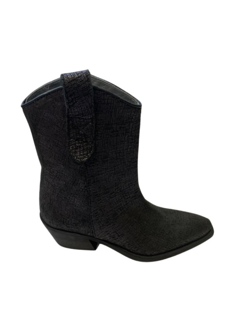 Erre Esse Patrizia Bonfanti Thunder Rock Bopel Black Boot Clearance